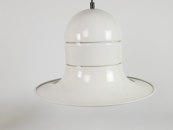 Image 1 of Boulanger S.A. -  Space Age - hanglamp - wit gelakt -  Made in Belgium - 60;s