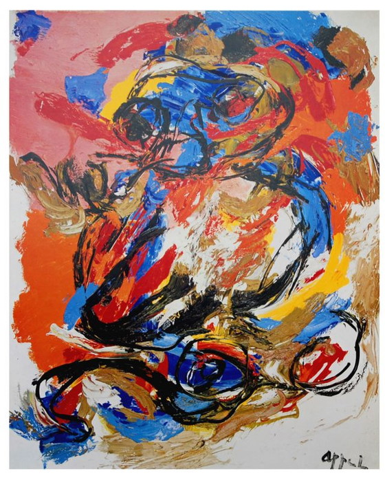 Image 1 of Karel Appel-------Faces     uit 1978