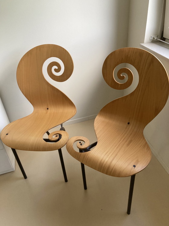 Image 1 of 2x Marouska Metz vintage vioolstoel