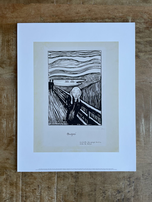 Edvard Munch, The Scream, MoMA-post