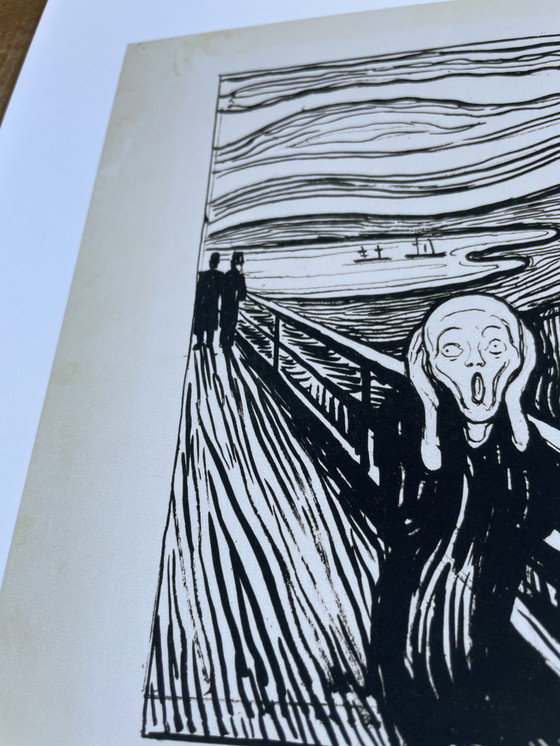 Image 1 of Edvard Munch, De schreeuw, MoMA post