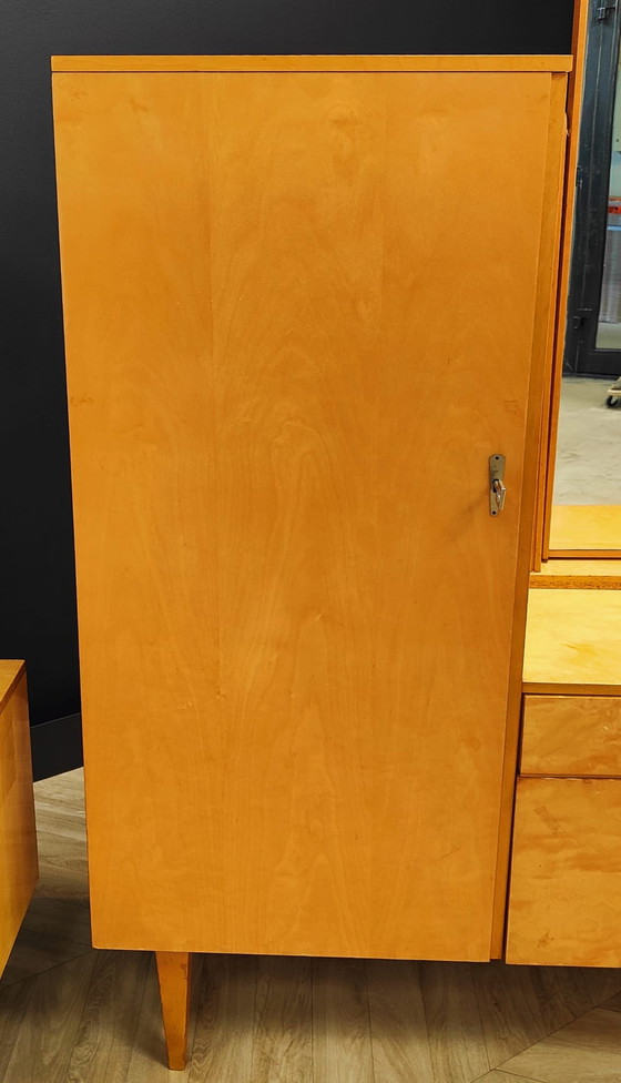 Image 1 of Vintage kaptafel en bijzetkast