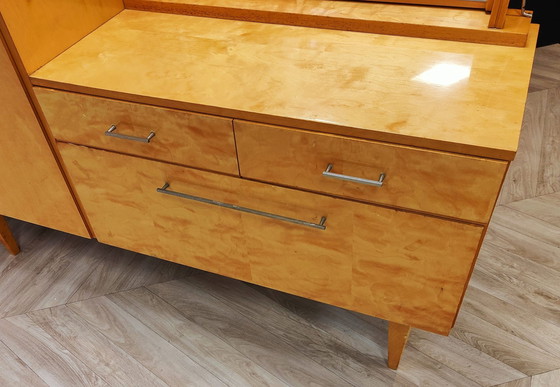 Image 1 of Vintage kaptafel en bijzetkast