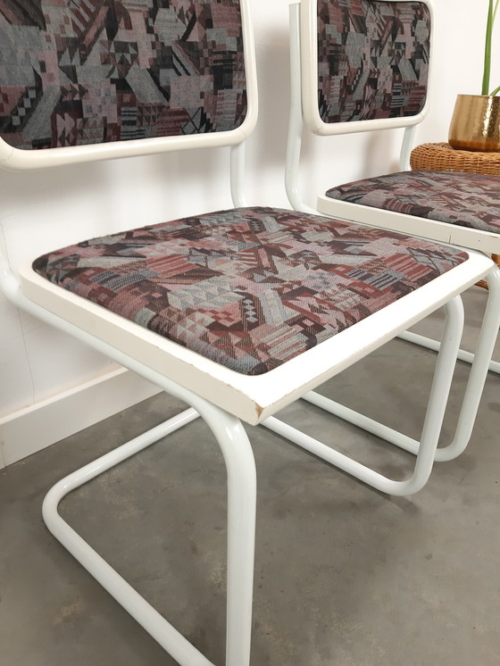 Image 1 of 2x Vintage buisframe stoelen