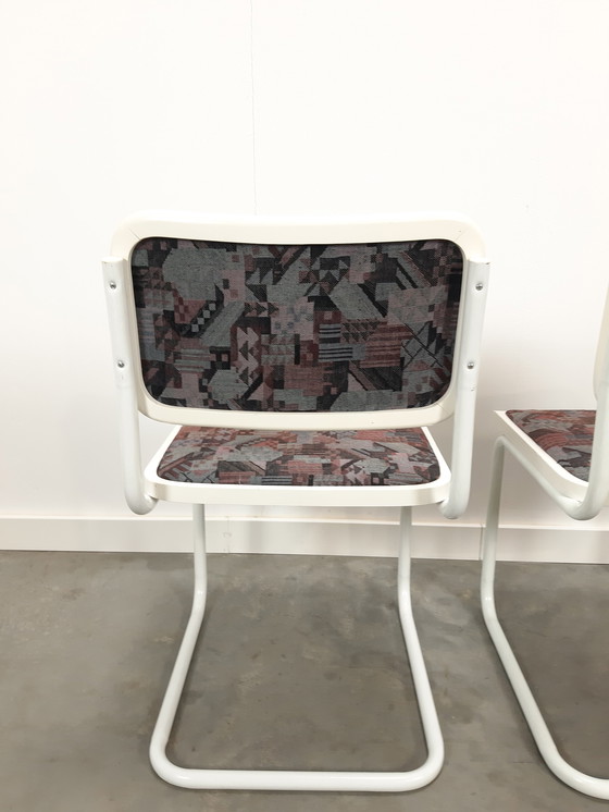 Image 1 of 2x Vintage buisframe stoelen