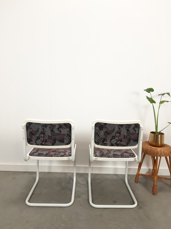 Image 1 of 2x Vintage buisframe stoelen