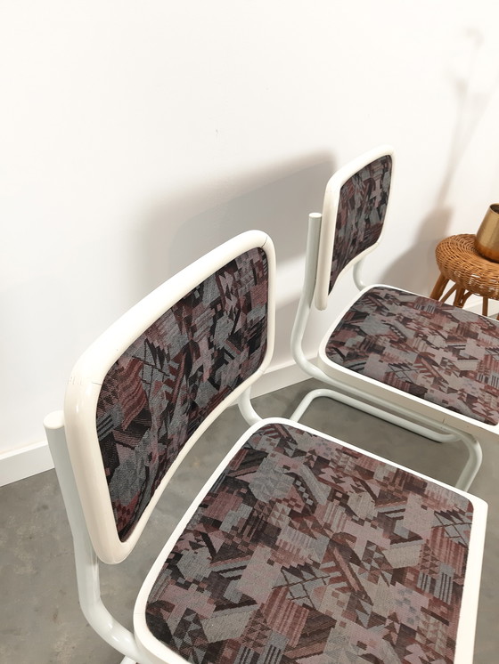 Image 1 of 2x Vintage buisframe stoelen