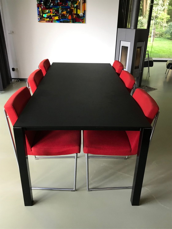 Image 1 of Harvink Eetkamertafel met 6 stoelen