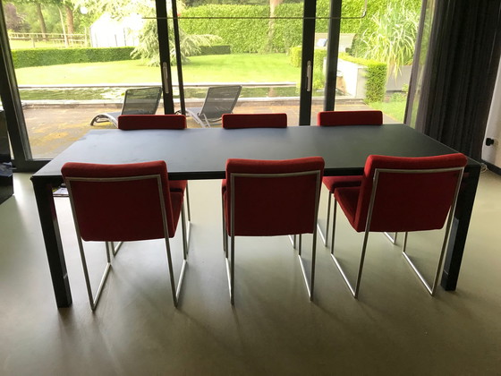 Image 1 of Harvink Eetkamertafel met 6 stoelen