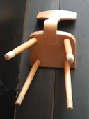 Schilte houten kinderstoeltje vintage jaren 60