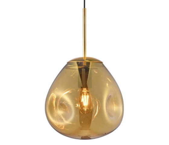 Image 1 of Leitmotiv Blown Gold S hanglamp