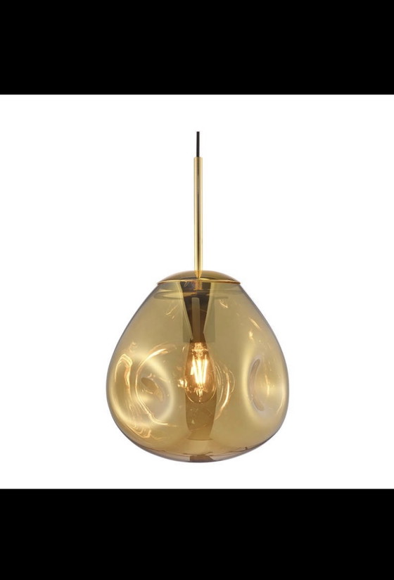 Image 1 of Leitmotiv Blown Gold S hanglamp