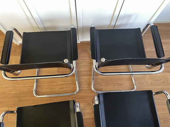 Image 1 of 4x Vintage buisframe stoel