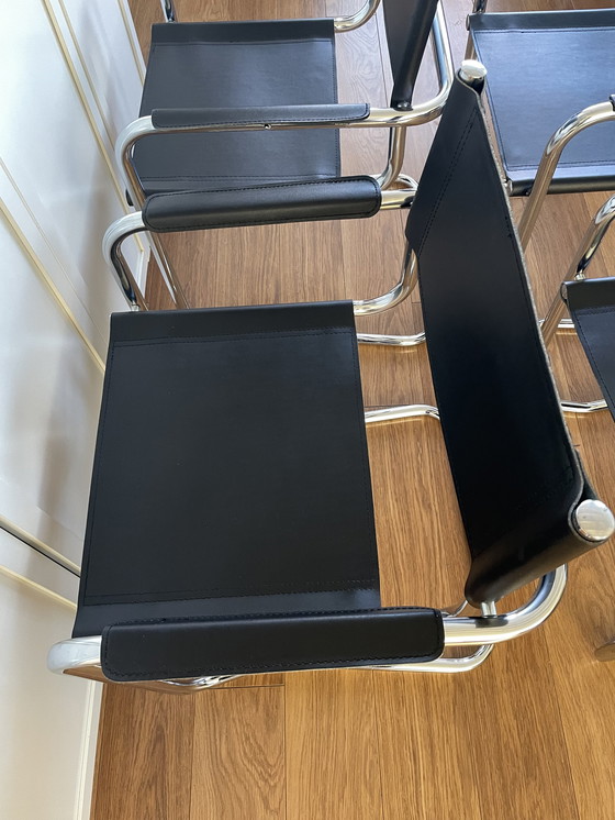 Image 1 of 4x Vintage buisframe stoel