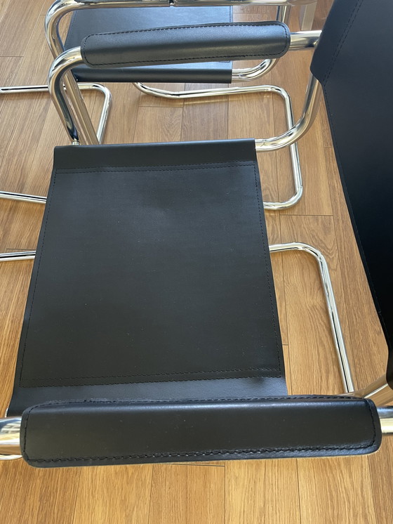 Image 1 of 4x Vintage buisframe stoel