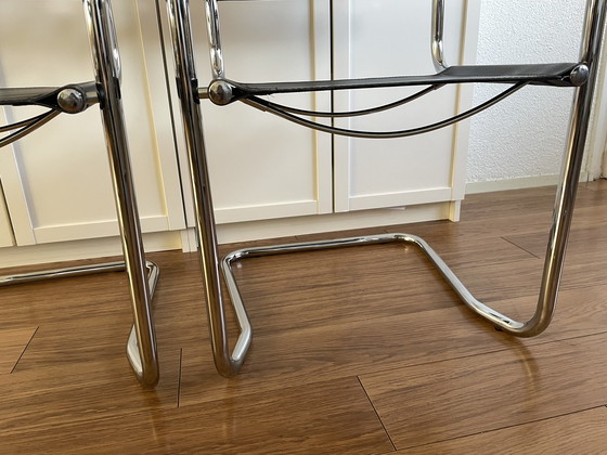 Image 1 of 4x Vintage buisframe stoel