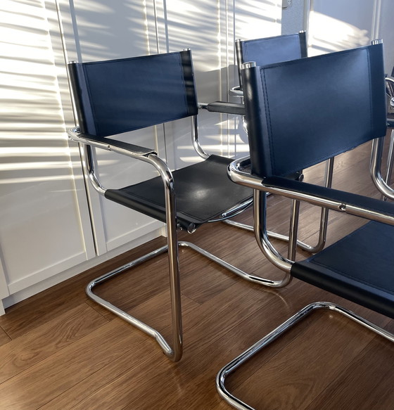 Image 1 of 4x Vintage buisframe stoel