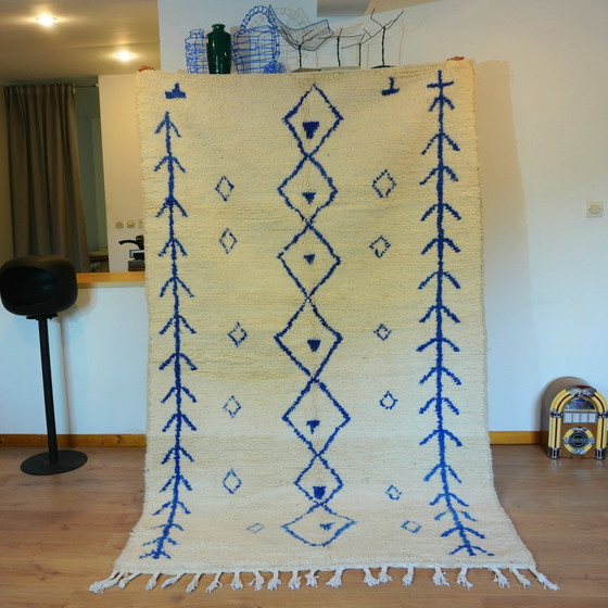 Image 1 of Berberkleed - 239 cm x 148 cm - witte wol