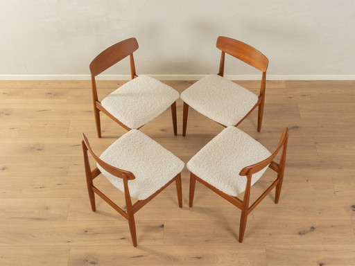 4x Casala eetkamerstoelen in teddy uitvoering