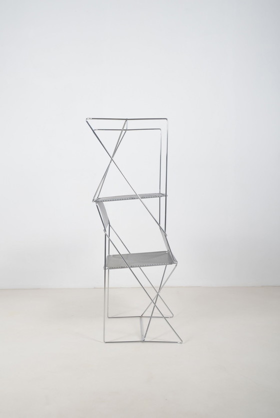 Image 1 of Set X-Line Stoelen Ontworpen Door Niels Jørgen Haugesen Voor Hybodan, '70