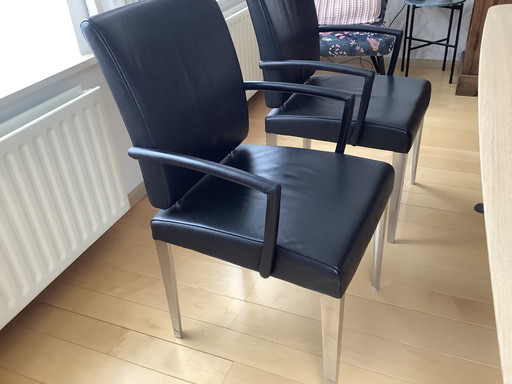 6 Jori Eetkamer Stoelen 2 Met En 4 Zonder Armleuning