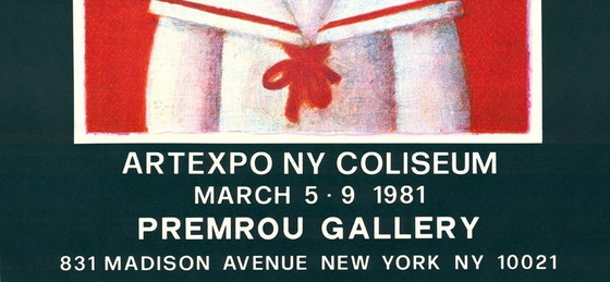 Image 1 of Antonio Bueno - Originele "Art Expo Ny Coliseum" Poster uit 1981