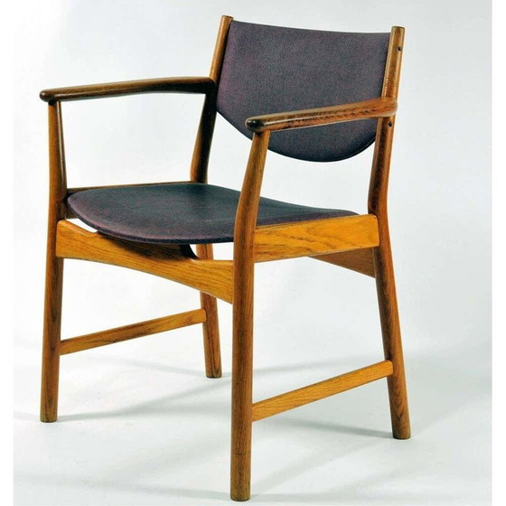 Image 1 of Set van 3 Vintage Fauteuils Aksel Bender Madsen, Ejnar Larsen Eiken 1960