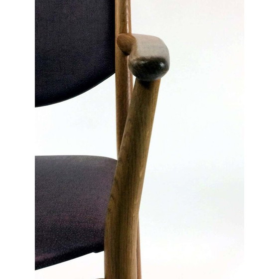 Image 1 of Set van 3 Vintage Fauteuils Aksel Bender Madsen, Ejnar Larsen Eiken 1960