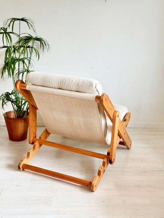 Image 1 of Vintage Ikea Kon Tiki Chair Gillis Lundgren 