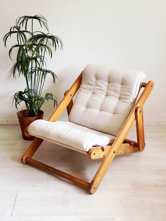 Image 1 of Vintage Ikea Kon Tiki Chair Gillis Lundgren 