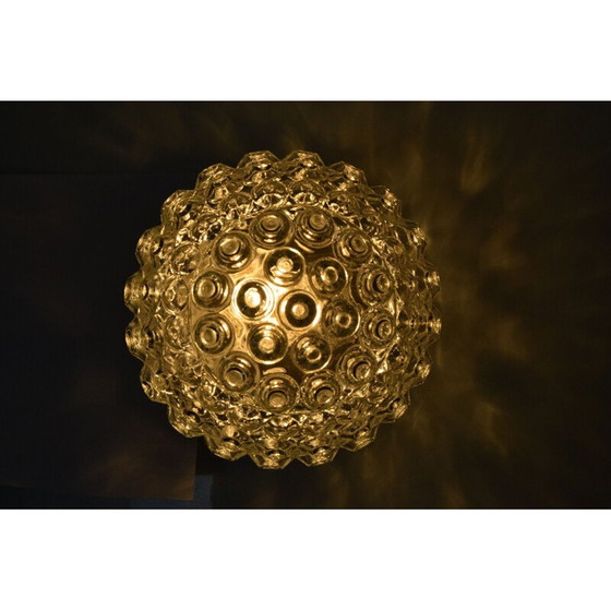 Image 1 of Vintage wandlamp van glas en keramiek, Tsjecho-Slowakije 1960