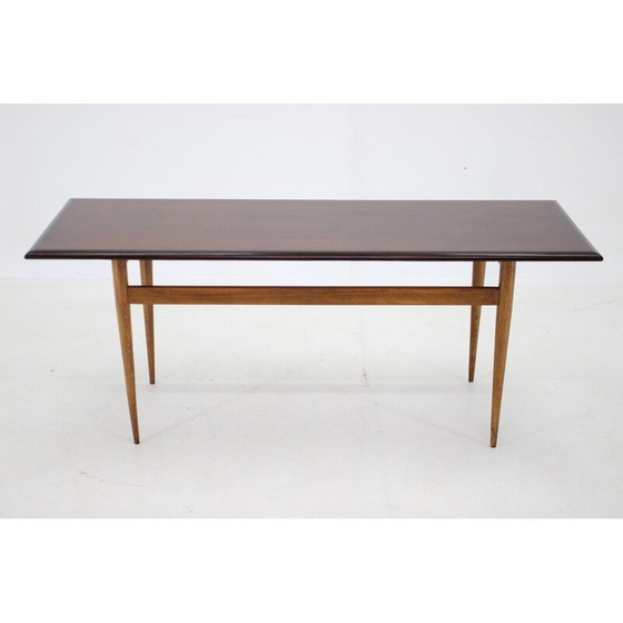 Image 1 of Vintage beukenhouten salontafel van Drevotvar, Tsjecho-Slowakije 1970