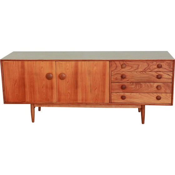 Image 1 of Vintage massief iepen dressoir, Engeland 1960