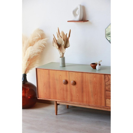 Image 1 of Vintage massief iepen dressoir, Engeland 1960