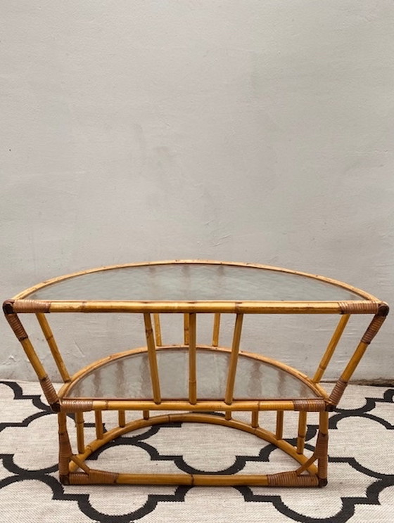 Image 1 of Rohe rotan bamboe side table