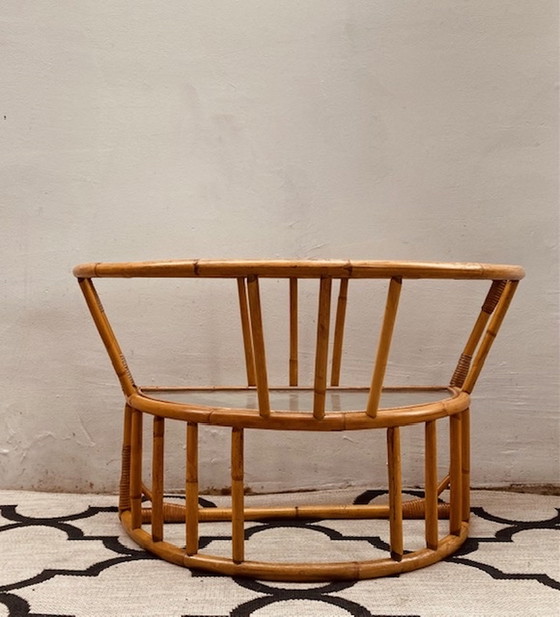 Image 1 of Rohe rotan bamboe side table