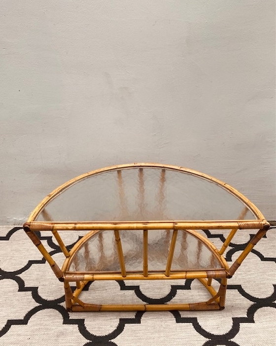 Image 1 of Rohe rotan bamboe side table