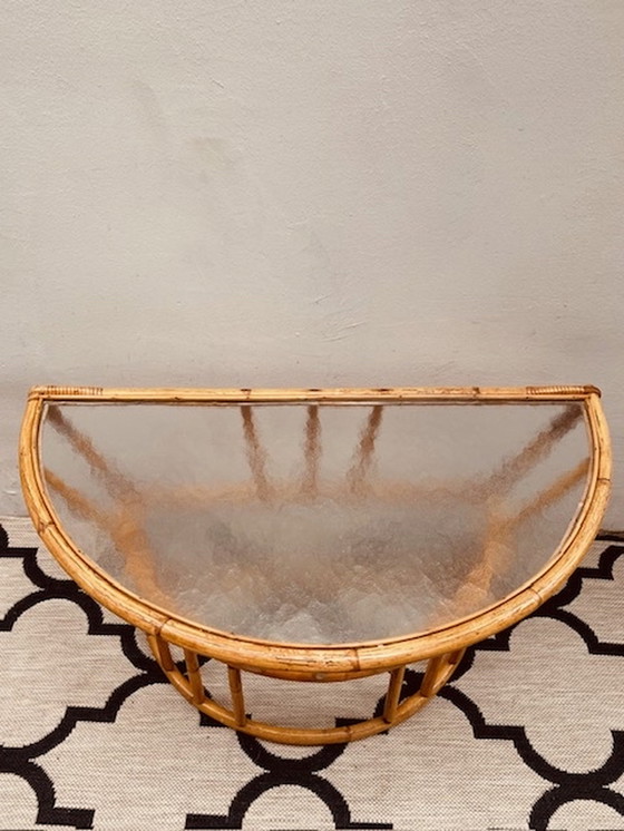 Image 1 of Rohe rotan bamboe side table