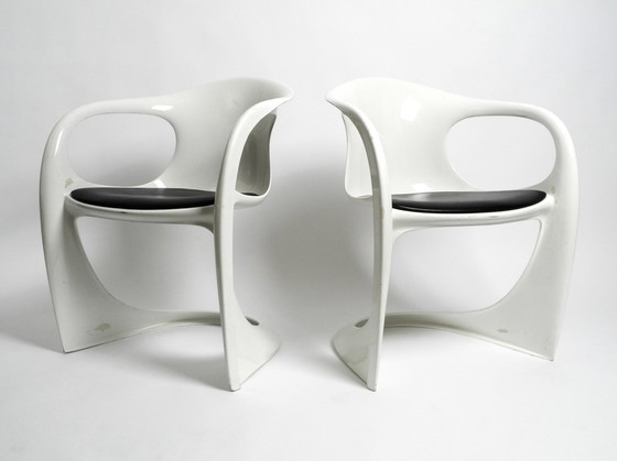 Image 1 of Paar prachtige zeldzame glimmende Casalino fauteuils van Casala model 2007/2008 uit januari 1974