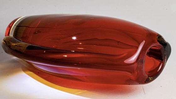 Image 1 of Vintage Vaas - Goutte De Rosée - Glas - Rosenthal - 1975