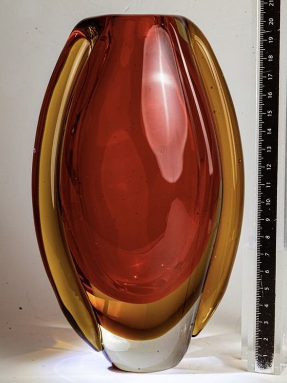 Image 1 of Vintage Vaas - Goutte De Rosée - Glas - Rosenthal - 1975