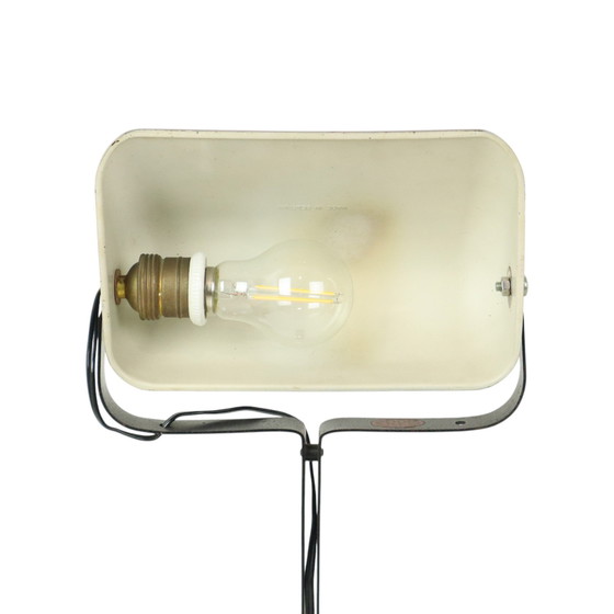 Image 1 of Art Deco Bureaulamp Notarislamp Erpe Model 52 Smeedijzer Bakeliet