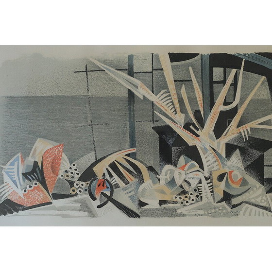 Image 1 of Tableau vintage par Jürgen Von Konow, 1958