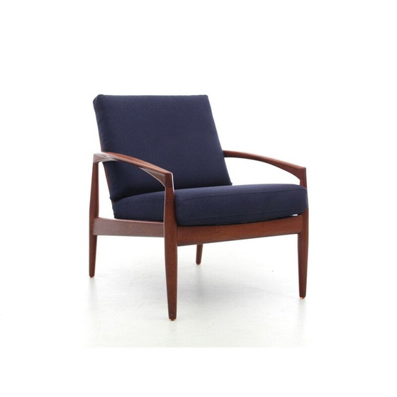 Image 1 of Scandinavische vintage fauteuil model Paper Knive in teakhout van Kai Kristiansen