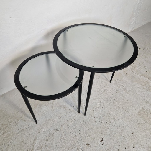 Jaren 80 Minimalistische Bijzettafels 