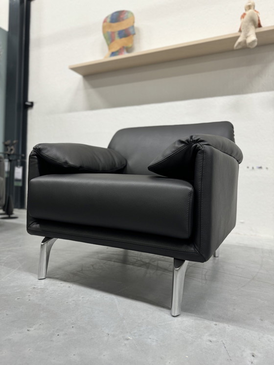 Image 1 of Leolux Bora Balanza Fauteuil Senso Leer Black