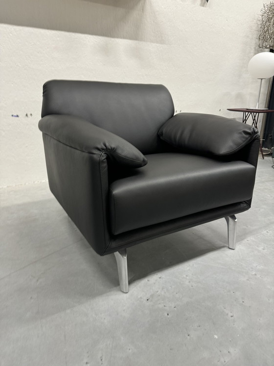 Image 1 of Leolux Bora Balanza Fauteuil Senso Leer Black