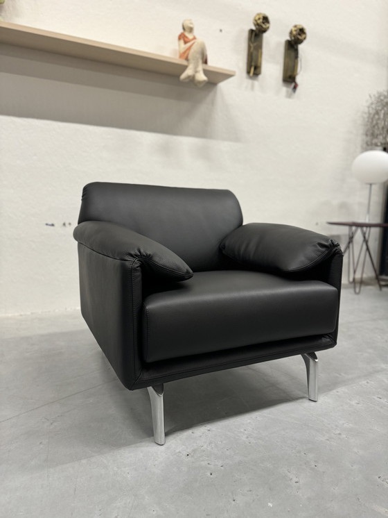 Image 1 of Leolux Bora Balanza Fauteuil Senso Leer Black