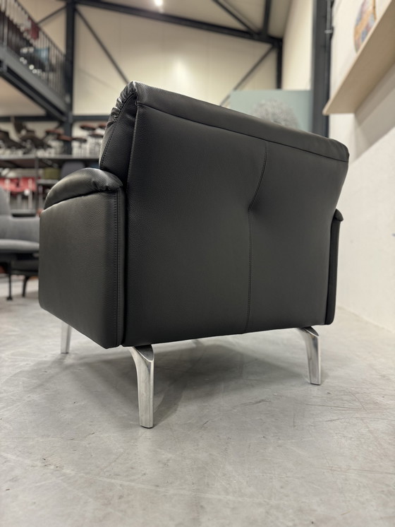 Image 1 of Leolux Bora Balanza Fauteuil Senso Leer Black