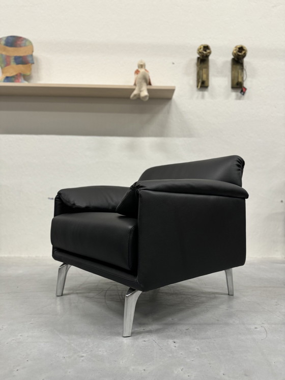 Image 1 of Leolux Bora Balanza Fauteuil Senso Leer Black